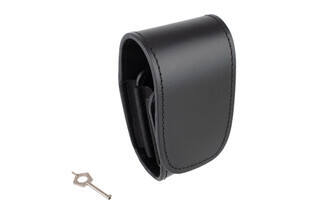 ASP Black Double Handcuff Case have a protective cover and include a Pentagon handcuff key